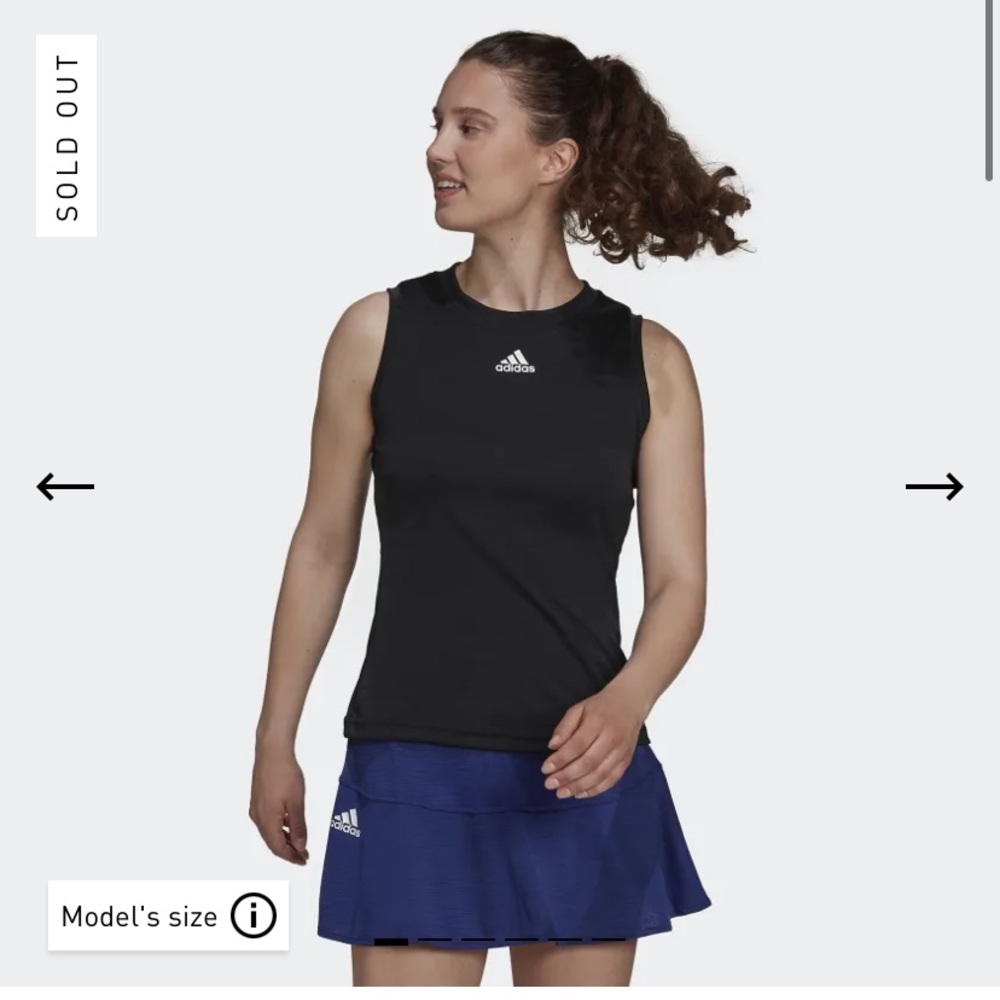 Adidas Match Tank Tennis Top